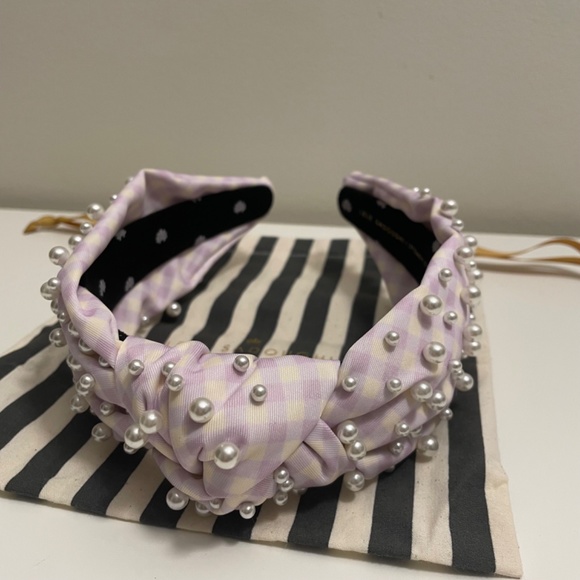 Stoney Clover Lane X Lele Sadoughi Lilac Picnic Headband